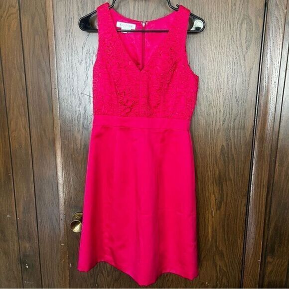 Kay Unger Hot Pink Dress - Picture 4 of 12